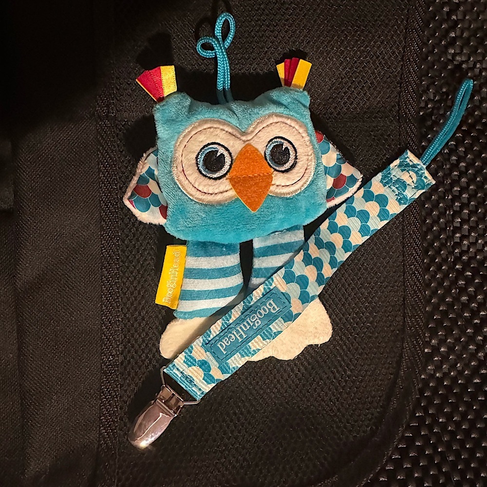 Pacifier Clip and Owl Attachment